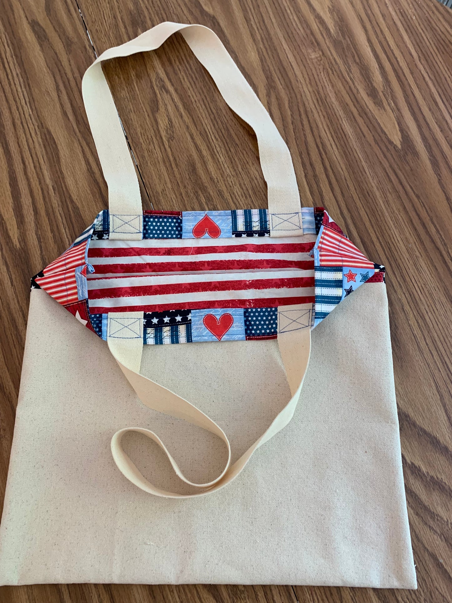 USA Patchwork Tote